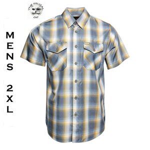 DIXXON FLANNEL - RUTHERFORD Bamboo Shirt SS - Men's 2XL